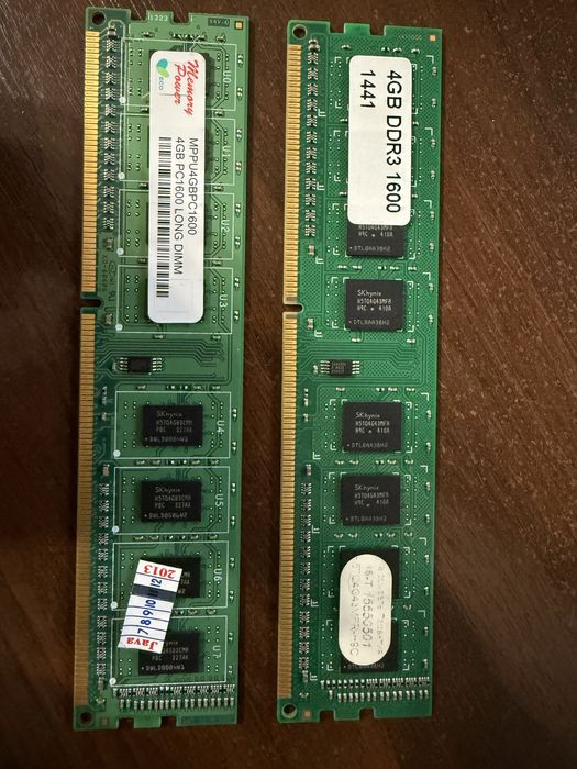 Оперативная память «Озу» ddr3   (комплект 8гб)