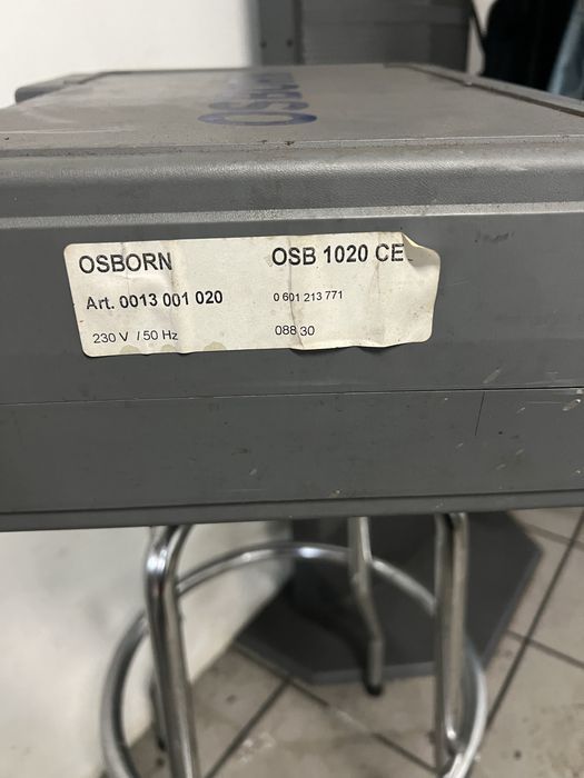 Maquina polimento ,tratamento de metal marca osborn