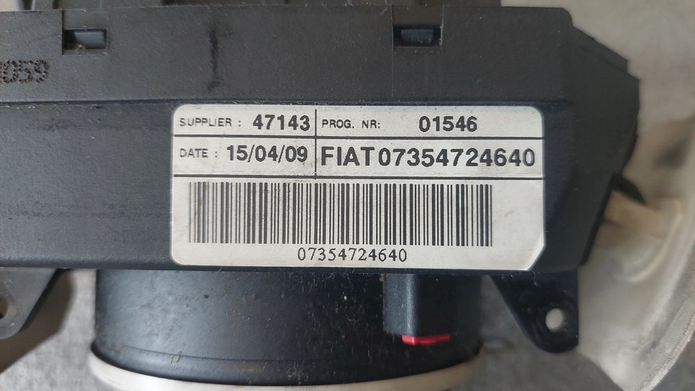 Conjunto / manetes de luzes e limpa vidros FIAT 500 (312_)