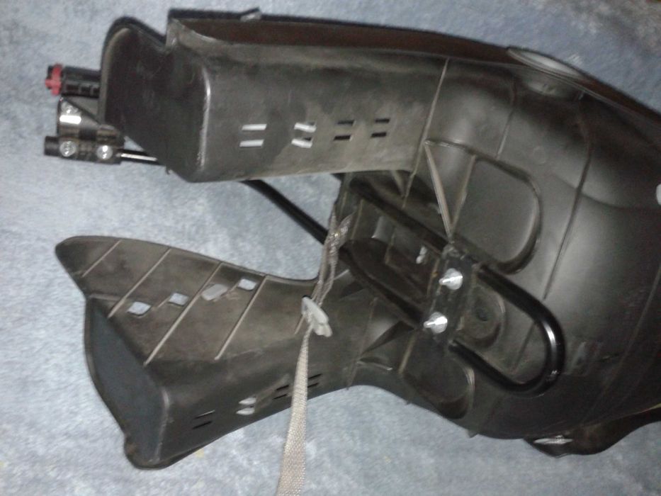 Fotelik rowerowy dla dziecka na rower 2w1