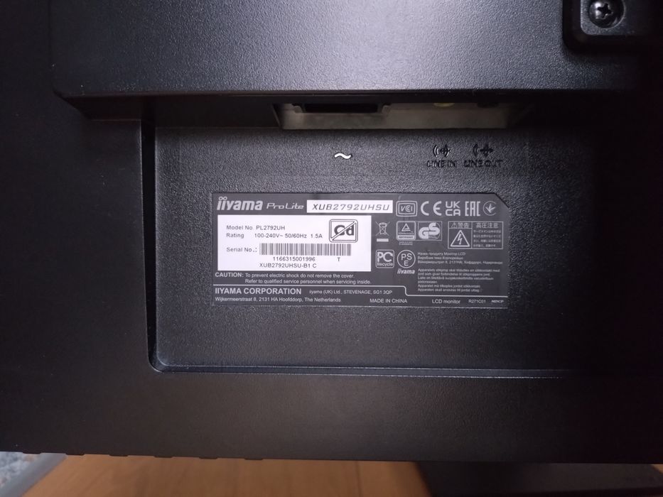 Monitor IIYAMA ProLite 27 cali Ips UltraHD