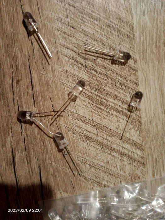 Светодиод белый (холодный) 3 v