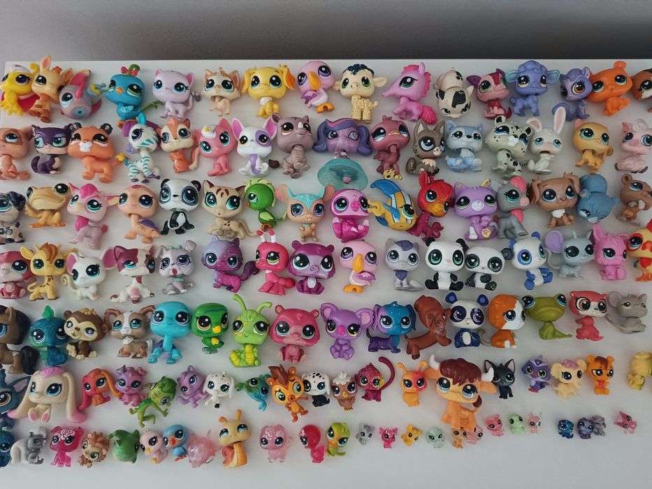 Zestaw lps figurki 126 szt , akcesoria,domek