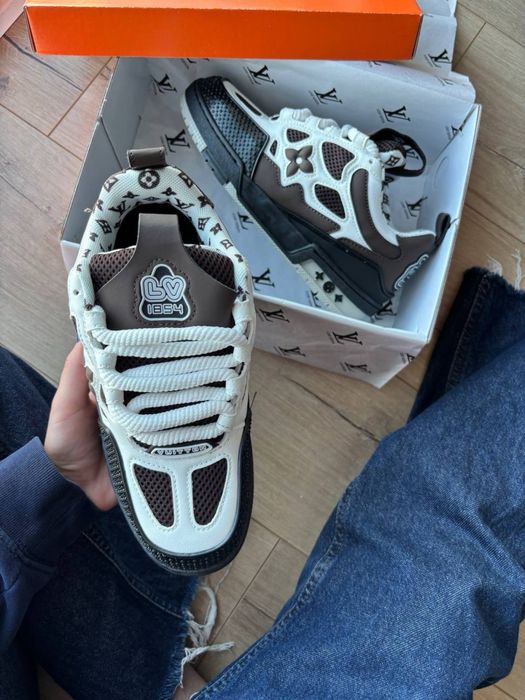 Louis Vuitton Skate Sneaker Brown White