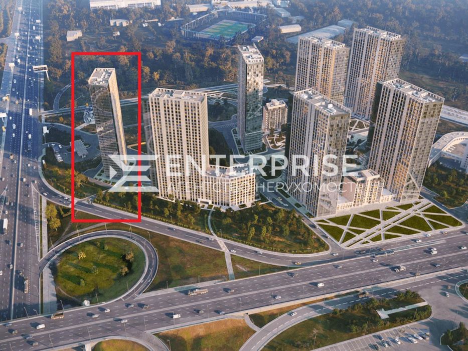 Без %! Метрополіс. єОселя. Продажа 1-кімнатна  вул. Заболотного,1Б