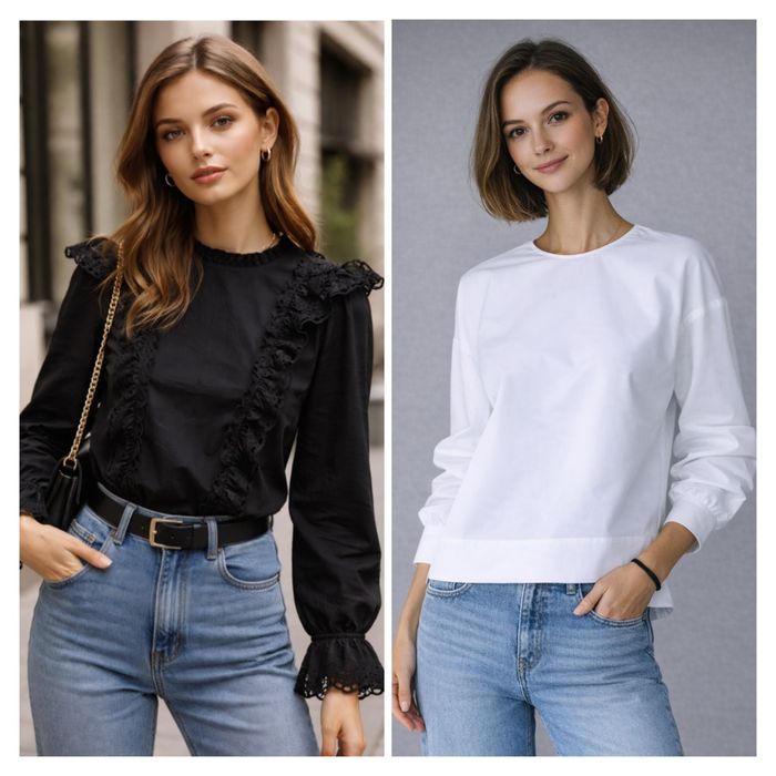 Жіноча  нарядна блуза/ топ з мереживом Zara/H&M