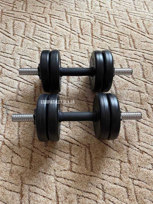Розбірні гантелі від 5 10 16 18 21 26 KГ гантели набірні композитні