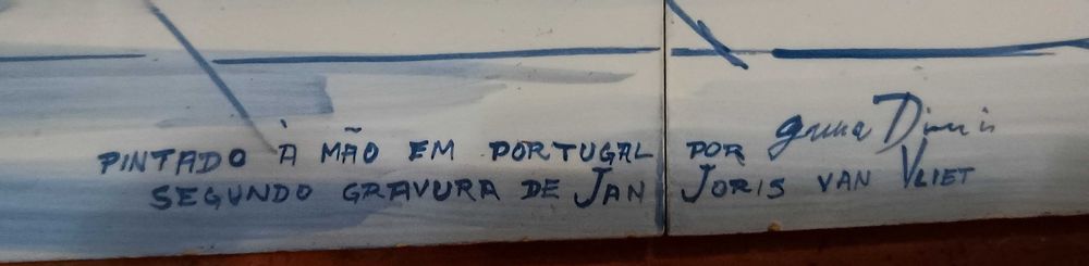 Painel Azulejos Pintado á Mão