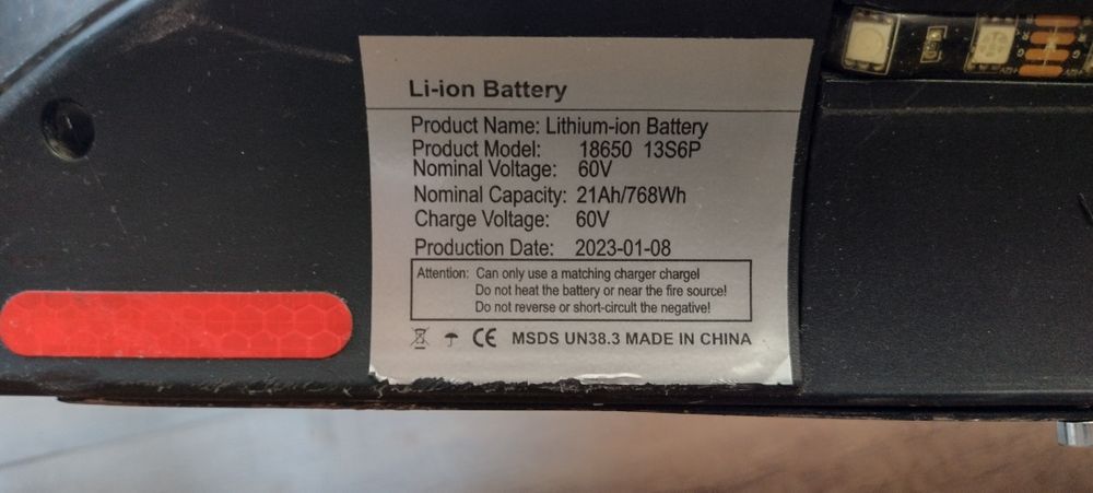 Hulajnoga 2x 1500w 21aH