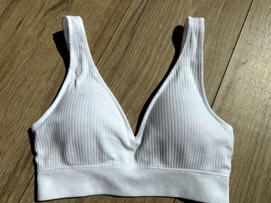 Primark biustonosz prazek bialy XS