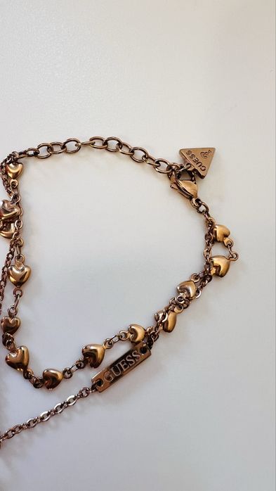 Pulseira dupla aço GUESS