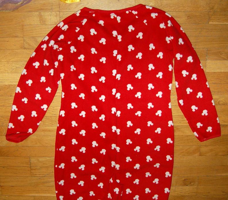 jednoczęściowa piżama polarowa pajac Myszka Miki rozmiar L/XL