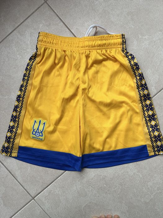 Футбольні шорти жовто-блакитні