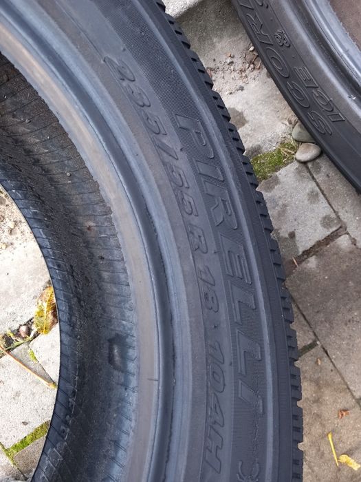 4x Opony Używane Zimowe 235/55R18 Pirelli