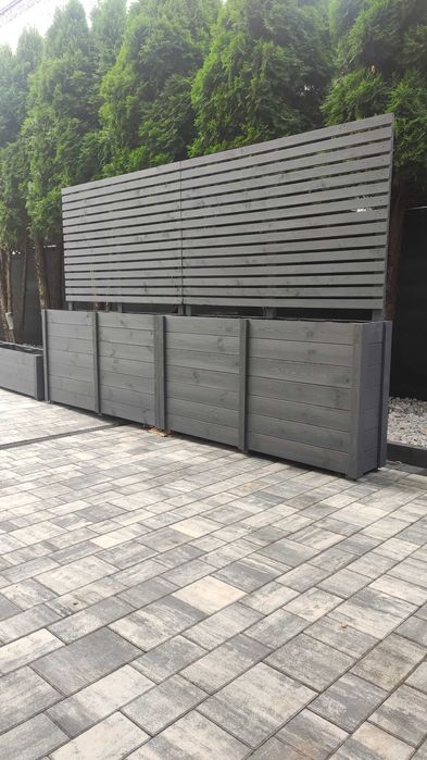 Donice ogrodowe drewniane - Solidne