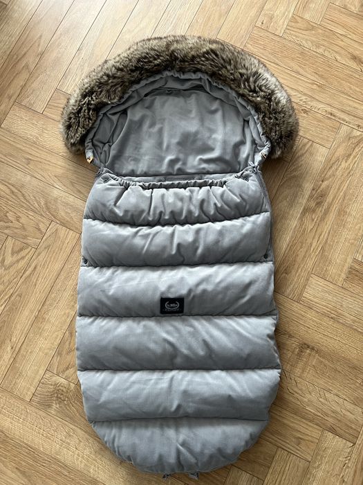 La Millou śpiworek Velvet aspen collection Dark Grey winterproof