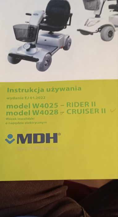 Elektryczny wózek inwalidzki