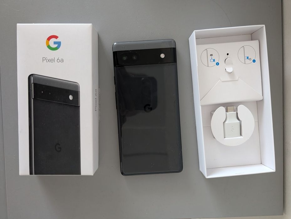 Google Pixel 6а 6/128GB NEVERLOCK (цілий але неробочий дисплей, НОВА батарея, з коробкою)