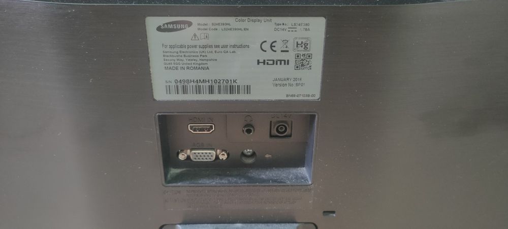 Monitor Samsung S24E390HL