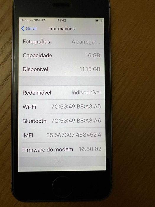 Iphone 5s 16 gb como novo