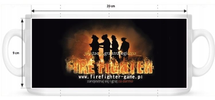 Kubek 330 ml Firefighter Game