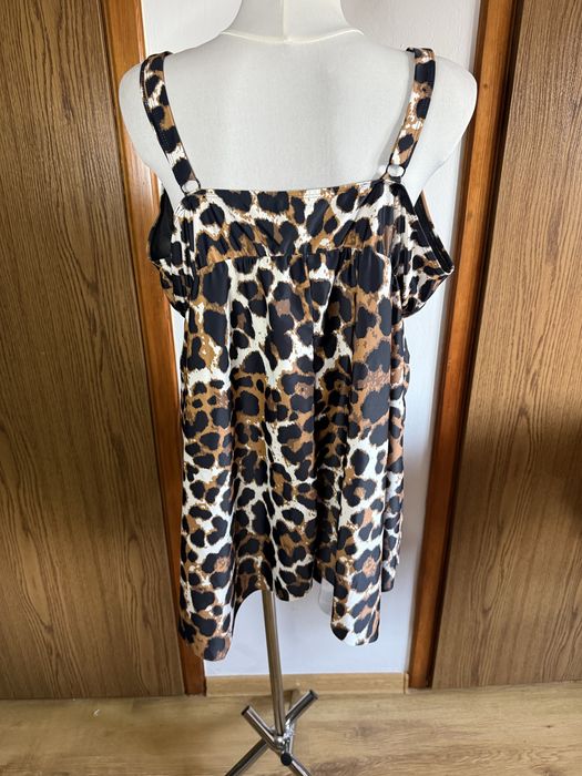 Panterka Kostium kąpielowy dwuczęściowy kryjący brzuch kostium kąpielowy plus size