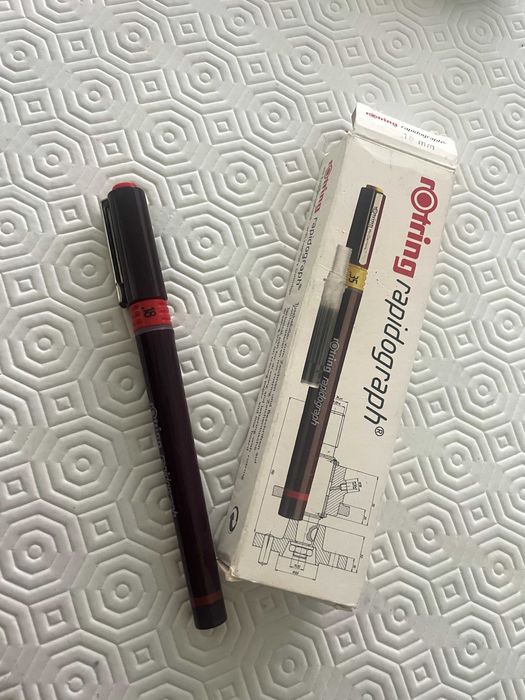 Caneta Rotring Rapidograph 0,18mm