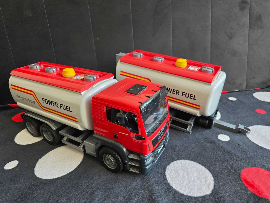 BRUDER ZESTAW 03775,03925 Cysterna MAN + przyczepa