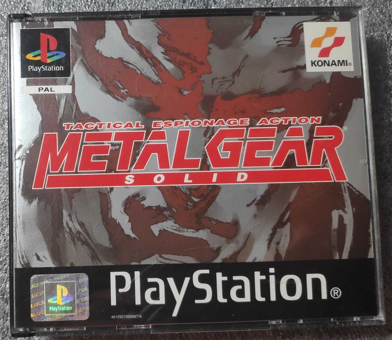PS1 Metal Gear Solid, Silent Hill wersja angielska, PlayStation