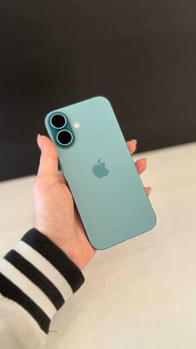 HIT/iPhone 16 128 GB Teal/Bateria 100%/Gwarancja 24msc/WARSZAWA