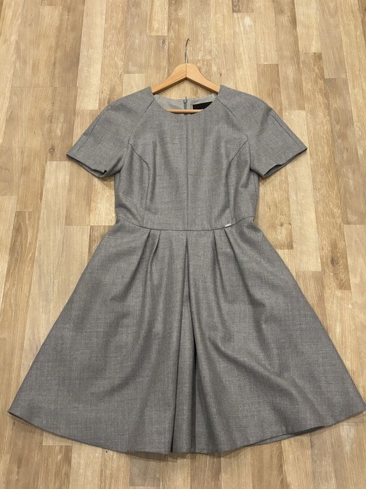 SIMPLE r. 38 szara wełniana sukienka stan idealny
