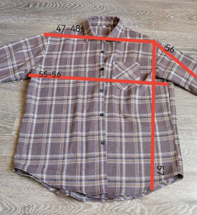 рубашка в клітинку