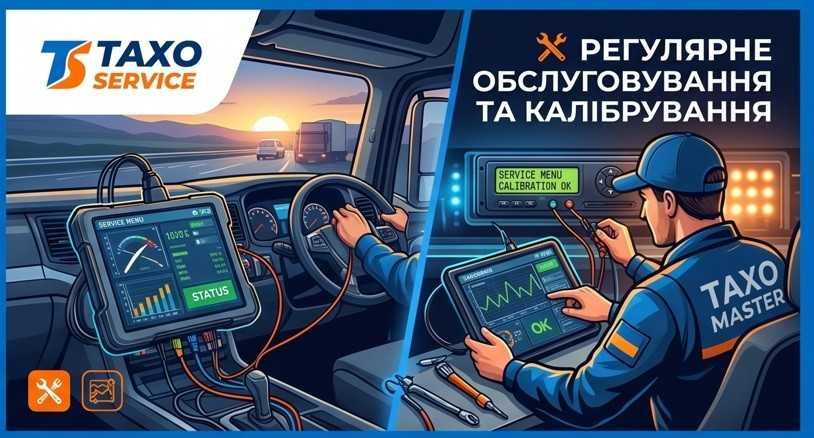 Тахографи встановлення  калібровка адаптація таріровка ремонт заміна.