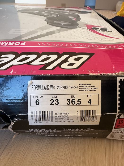 ROLLERBLADE Bladerunner Formula 82 Alu W Black/Pink Rolki Damskie 36,5