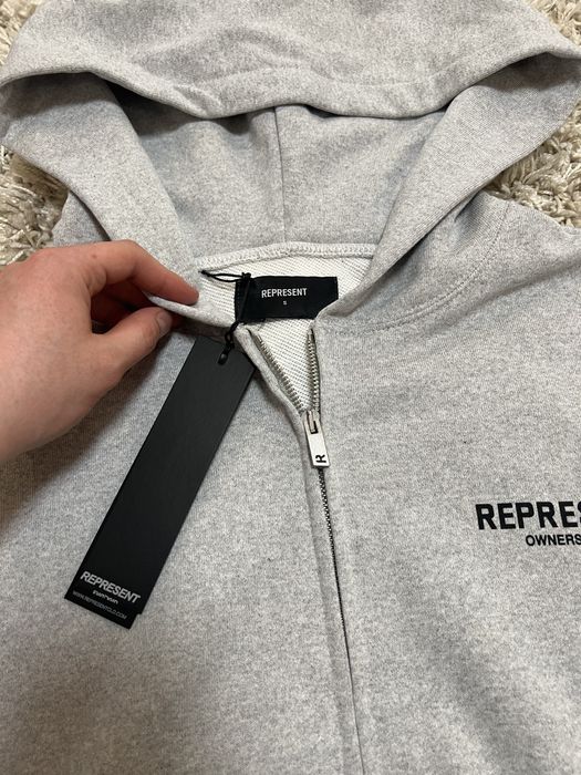 Represent heron preston зіп худі
