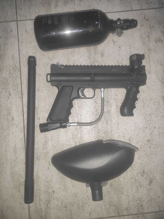 Пейнтбольний маркер Tippmann 98 CUSTOM, + маска Helix