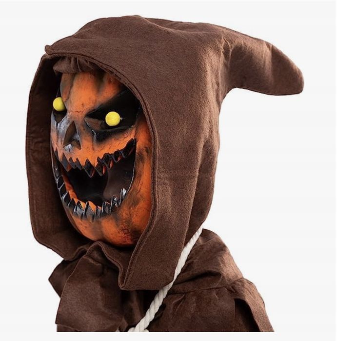 Kostium Strach na Wróble Dynia Bobble Head dla Dzieci 134-140