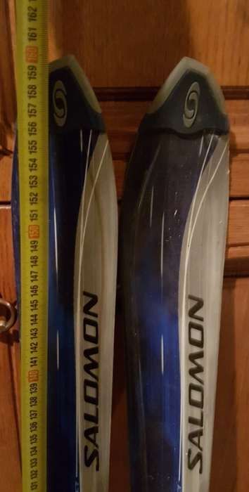 Narty Salomon XFREE 7 z wiązaniami Salomon.