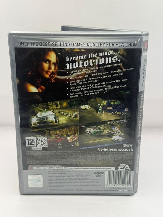 Nfs Most Wanted 3xA Ps2 nr 0052