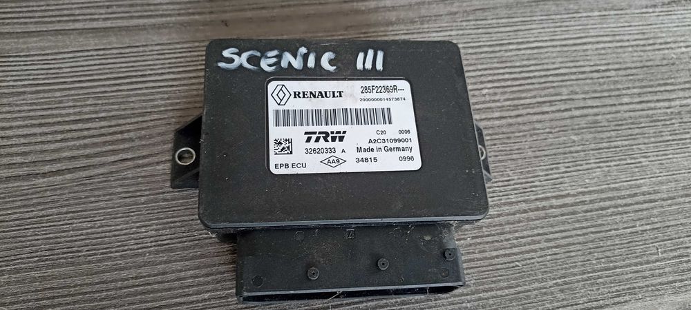 moduł hamulca ręcznego renault scenic III 285F22369R