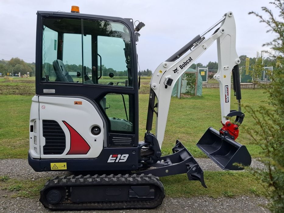 Bobcat E19 Minikoparka 2T 2017r 2 łyżki. Rozsuwane Podwozie! Polecam!