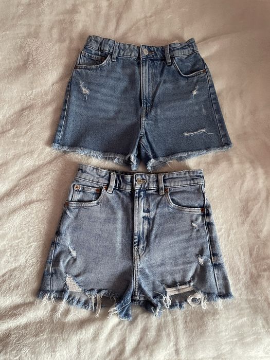 Стильні дівчачі джинсові шорти zara