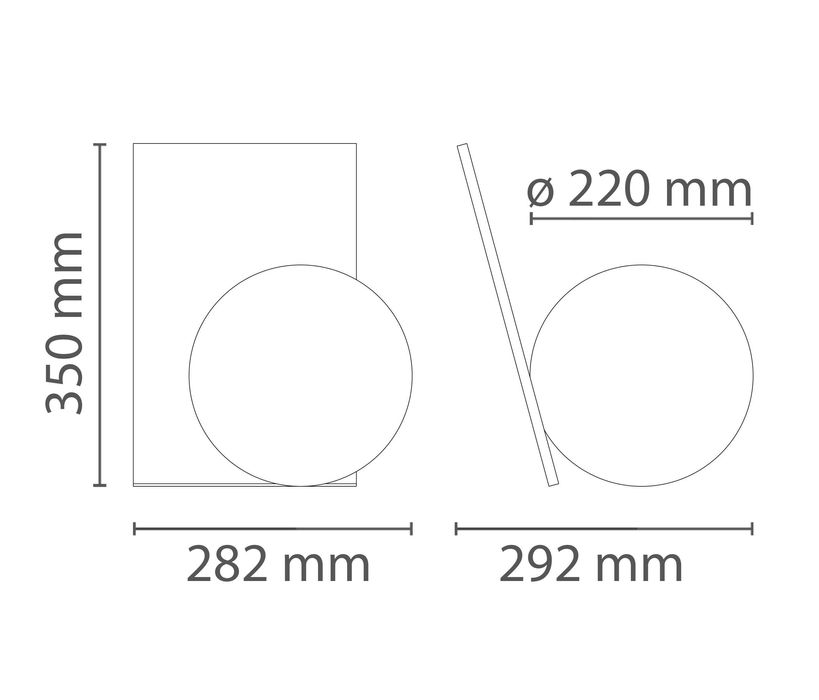 Candeeiro de mesa EXTRA T Prateado da Flos (Original e Novo)