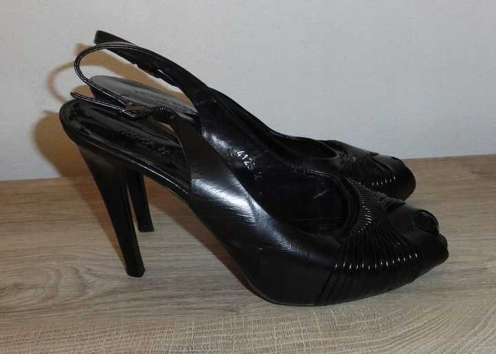 Buty Szpilki czarne Prima Moda 40 skóra