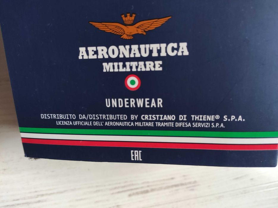 Боксерки Aeronautica Militare 2-pack розмір XL чорні або темно-сині