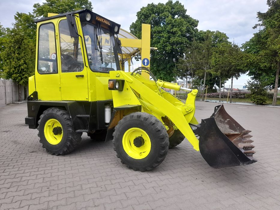 Ładowarka miniładowarka paleciak koparka minikoparka Hanomag.Kramer
