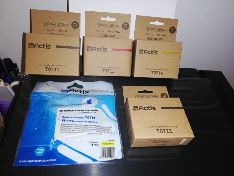 tusze - kadridże do drukarki