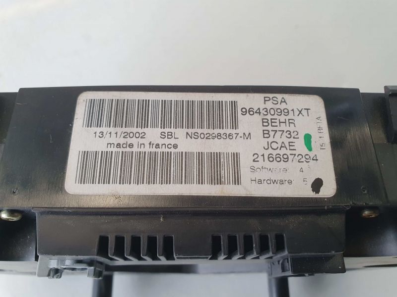 Comando chauffage / sofagem PEUGEOT 307 (3A/C)