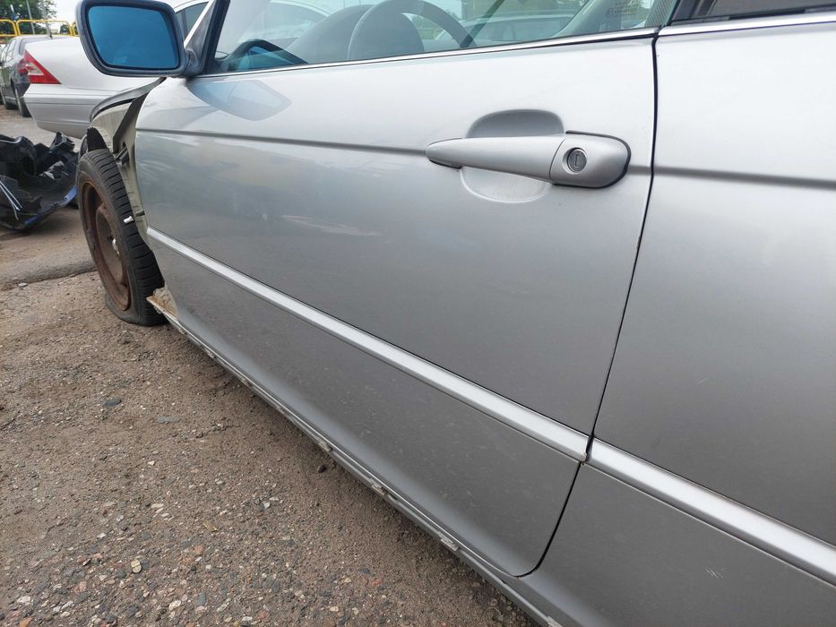 BMW E46 Coupe Cabrio Drzwi Lewe Prawe 475 Titansilber Met Wysylka Bydgoszcz