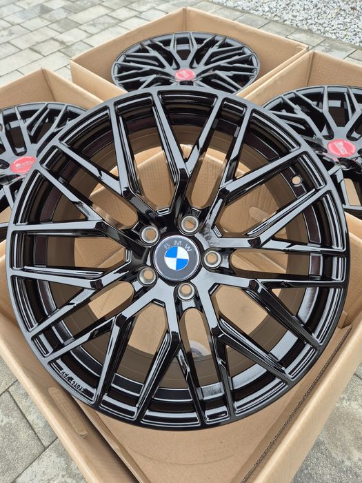 Felgi 18" 5x112 BMW Seria 2 3 4 5 6 7 8 X3 X4 Z4 TPMS Czarne Nowe | #RS4